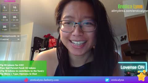 Snapshot of eroticalynn chatting on December 10, 9:00 pm Lynn online show from December 10, 9:00 pm