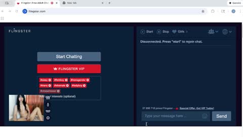 et_girl online show from January 18, 8:45 pm