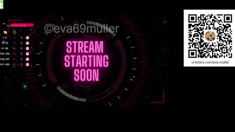 Snapshot of eva69muller chatting on February 18, 7:09 pm Eva next show 8pm CEST AMST online show from February 18, 7:09 pm