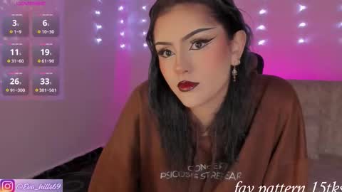 Snapshot of eva_hillss69 chatting on January 7, 11:01 am Eva online show from January 7, 11:01 am