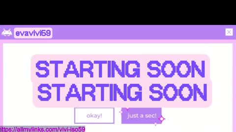 Snapshot of evavivi59 chatting on October 7, 2:31 am Vivi online show from October 7, 2:31 am