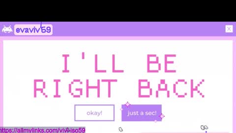 Snapshot of evavivi59 chatting on November 5, 3:17 am Vivi online show from November 5, 3:17 am