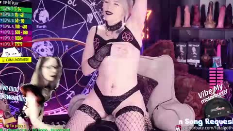 Snapshot of fatalgoth chatting on February 18, 2:27 am  Lily  Waifu  online show from February 18, 2:27 am