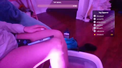 Snapshot of feetnymph chatting on March 4, 2:17 am Soley online show from March 4, 2:17 am