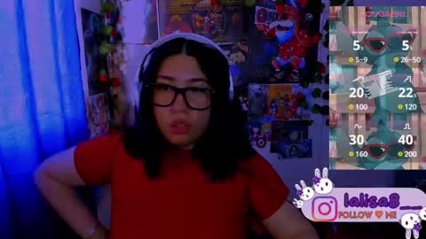 Snapshot of gloriette__ chatting on February 24, 7:30 pm LALISA online show from February 24, 7:30 pm