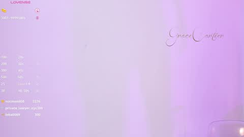 Grace Cartier online show from December 8, 5:29 am