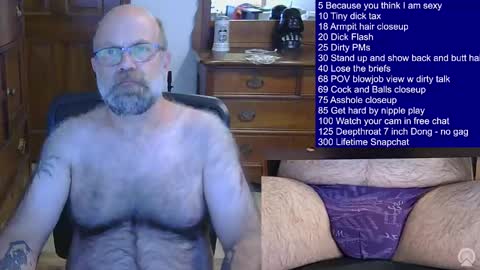 HairyDaddyBear69 online show from September 12, 2:50 pm