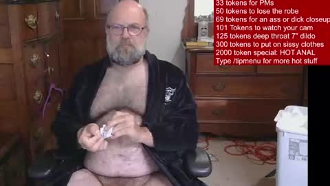 HairyDaddyBear69 online show from June 10, 12:15 pm