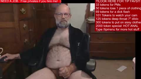 HairyDaddyBear69 online show from July 29, 11:30 am