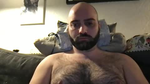 Snapshot of hairyleatherguy chatting on January 19, 9:34 pm Hairy Guy online show from January 19, 9:34 pm