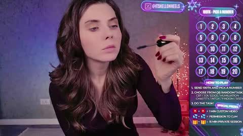 Snapshot of hell_on_heels_ chatting on December 21, 10:44 am - show loyalty and subscribe - online show from December 21, 10:44 am