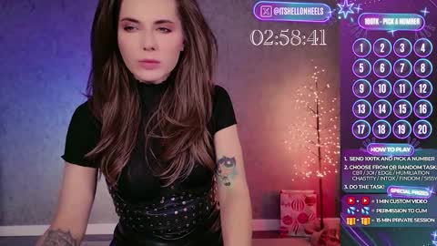 Snapshot of hell_on_heels_ chatting on February 5, 7:35 am - show loyalty and subscribe - online show from February 5, 7:35 am