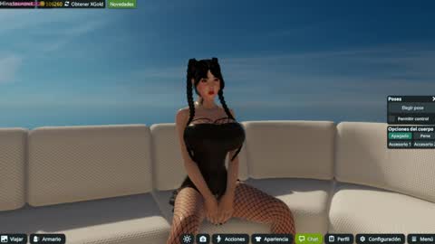 Snapshot of hinata__sweet chatting on May 20, 7:25 am Hanna online show from May 20, 7:25 am
