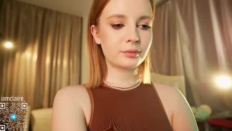 Snapshot of iamclaire_ chatting on March 4, 3:59 pm Claire online show from March 4, 3:59 pm