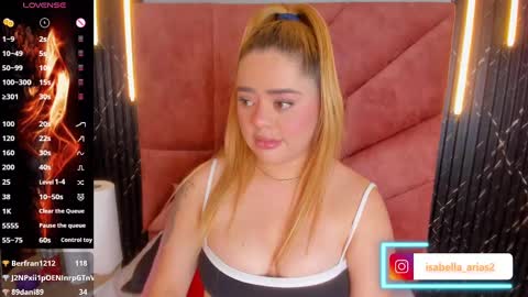 Snapshot of isabella_arias1 chatting on March 7, 10:02 am Isabella Arias online show from March 7, 10:02 am