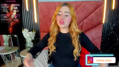 Snapshot of isabella_arias1 chatting on March 12, 4:19 am Isabella Arias online show from March 12, 4:19 am