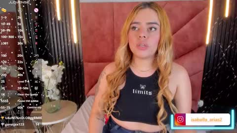 Snapshot of isabella_arias1 chatting on March 12, 10:26 am Isabella Arias online show from March 12, 10:26 am