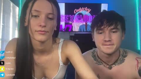 Snapshot of ivy69_9 chatting on February 28, 1:03 pm ivy69 9 and cody online show from February 28, 1:03 pm