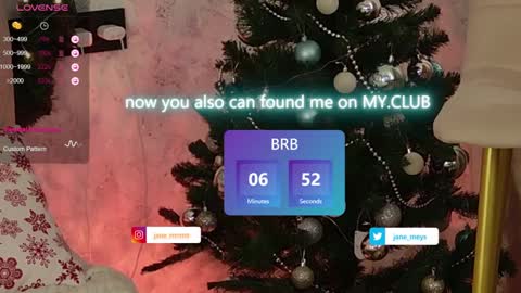 Snapshot of jane_meys chatting on December 24, 11:28 am your kitty JANE roawww online show from December 24, 11:28 am