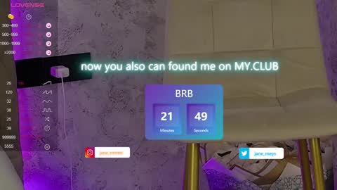 Snapshot of jane_meys chatting on January 14, 11:10 am your kitty JANE roawww online show from January 14, 11:10 am