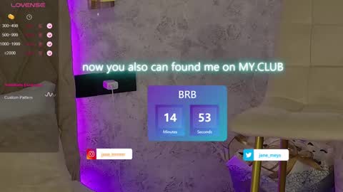 Snapshot of jane_meys chatting on January 16, 8:11 am your kitty JANE roawww online show from January 16, 8:11 am