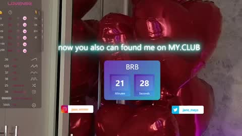 Snapshot of jane_meys chatting on February 16, 8:10 am your kitty JANE roawww online show from February 16, 8:10 am