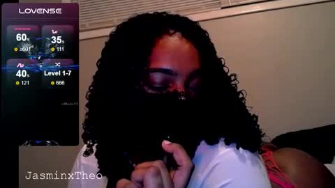 Snapshot of jasminxtheo chatting on October 12, 3:27 am Jasmin Theo online show from October 12, 3:27 am