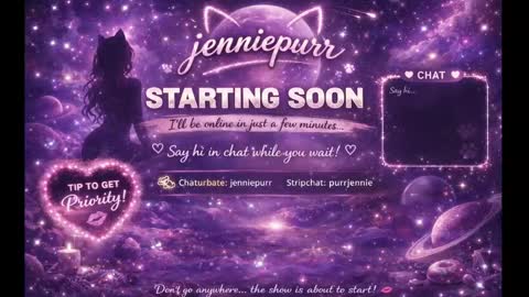 Jennie online show from April 9, 7:25 am