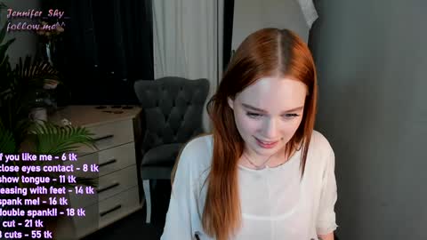 Snapshot of jennifer_shy_ chatting on January 29, 4:19 pm Jennifer online show from January 29, 4:19 pm