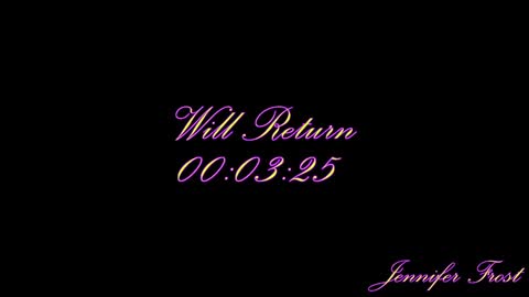 Snapshot of jenniferfrost chatting on January 21, 5:30 pm Jenni online show from January 21, 5:30 pm