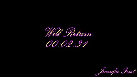 Snapshot of jenniferfrost chatting on February 7, 8:20 pm Jenni online show from February 7, 8:20 pm