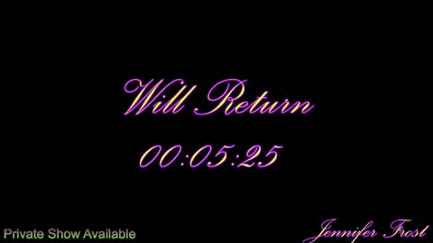 Snapshot of jenniferfrost chatting on February 13, 4:47 pm Jenni online show from February 13, 4:47 pm