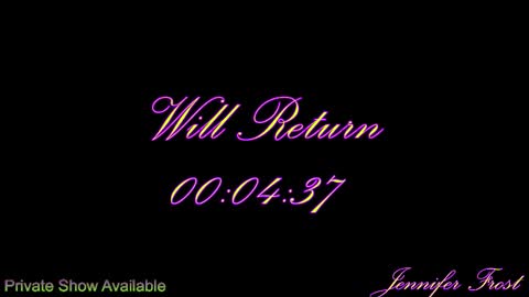 Snapshot of jenniferfrost chatting on February 18, 2:24 pm Jenni online show from February 18, 2:24 pm