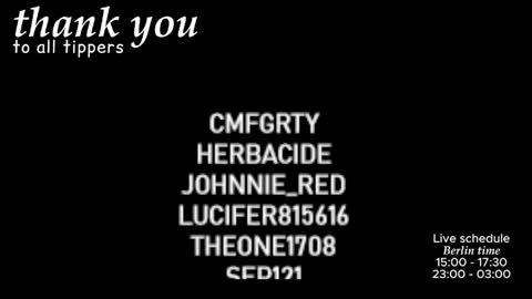 Jenny online show from May 16, 1:02 am