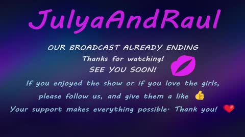 Snapshot of julyaandraul chatting on December 3, 4:03 am Raul  Kira and Tony guests online show from December 3, 4:03 am