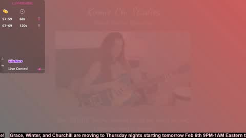 Snapshot of kamir_chi chatting on February 6, 2:33 am Grace 25 and UNSEEN FEMALE MYSTERY GUEST 19 online show from February 6, 2:33 am