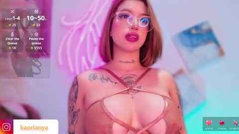 Snapshot of kaorianya001 chatting on February 21, 3:18 am Kaori online show from February 21, 3:18 am