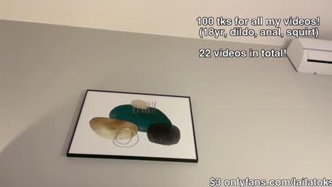 Snapshot of lailatoks chatting on December 21, 3:36 am lailatoks - TIP 100 tks  get all my videos 22 VIDEOS SQUIRT PUSSY DILDO online show from December 21, 3:36 am