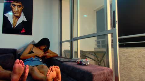 Snapshot of latin_couple77 chatting on December 13, 2:43 am Sara y Andy online show from December 13, 2:43 am