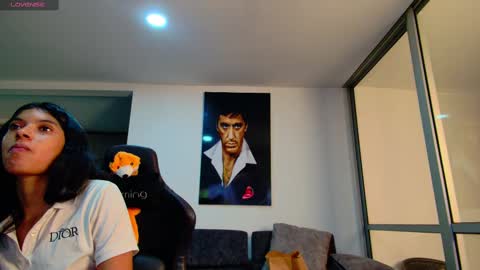 Snapshot of latin_couple77 chatting on March 9, 5:55 am Sara y Andy online show from March 9, 5:55 am