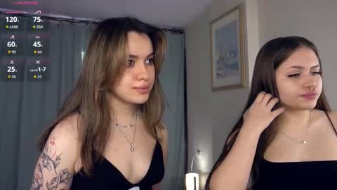 Hey hey our name is Mia  Elfy Lovense is active time to play   PVT IS OPEN  online show from October 19, 6:25 am