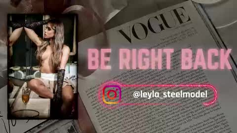 Snapshot of leyla_steel chatting on February 21, 1:45 pm INSTA leylasteel model online show from February 21, 1:45 pm