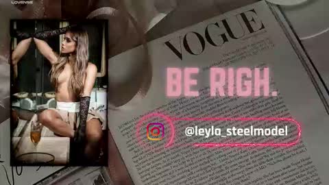 Snapshot of leyla_steel chatting on March 1, 3:58 pm INSTA leylasteel model online show from March 1, 3:58 pm