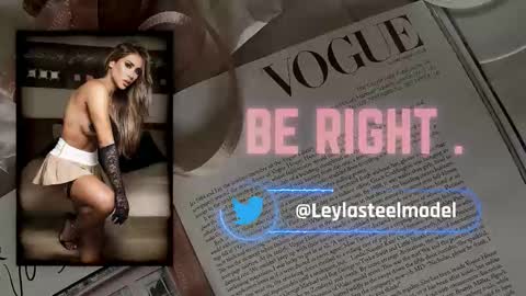 Snapshot of leyla_steel chatting on March 13, 1:18 pm INSTA leylasteel model online show from March 13, 1:18 pm