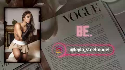 Snapshot of leyla_steel chatting on March 20, 1:05 pm INSTA leylasteel model online show from March 20, 1:05 pm