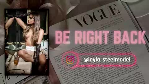Snapshot of leyla_steel chatting on March 21, 1:48 pm INSTA leylasteel model online show from March 21, 1:48 pm