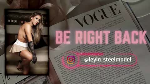Snapshot of leyla_steel chatting on March 22, 12:08 pm INSTA leylasteel model online show from March 22, 12:08 pm