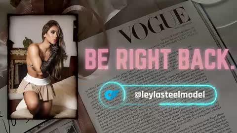 Snapshot of leyla_steel chatting on March 27, 2:28 pm INSTA leylasteel model online show from March 27, 2:28 pm