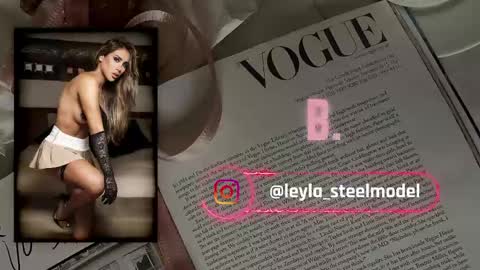 Snapshot of leyla_steel chatting on April 5, 4:26 pm INSTA leylasteel model online show from April 5, 4:26 pm