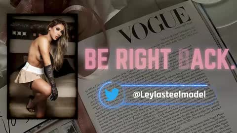 Snapshot of leyla_steel chatting on April 7, 3:01 pm INSTA leylasteel model online show from April 7, 3:01 pm